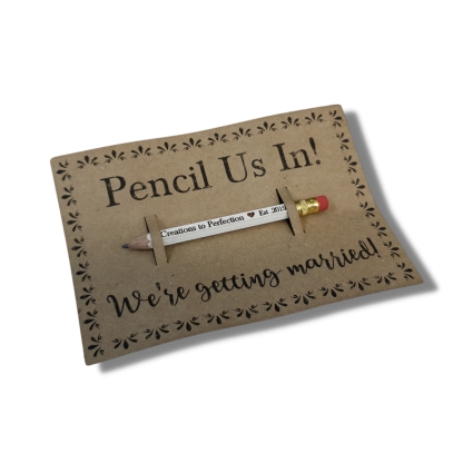 Pencil Save The Date