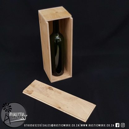 Birch Ply Wine Box Wooden Lid