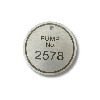 Stainless Steel Tag 50mm Diameter