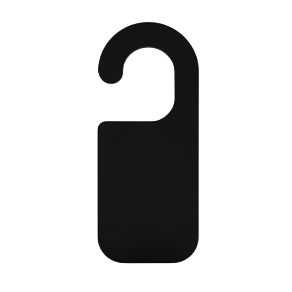 DND Sign Rectangular Regular Silhouette